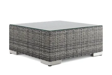 Bahamas Divanmodul - Loungebord utomhus 75x75 cm till soffor - Grå - Utemöbler & utemiljö - Utebord & trädgårdsbord - Loungebord & soffbord utomhus