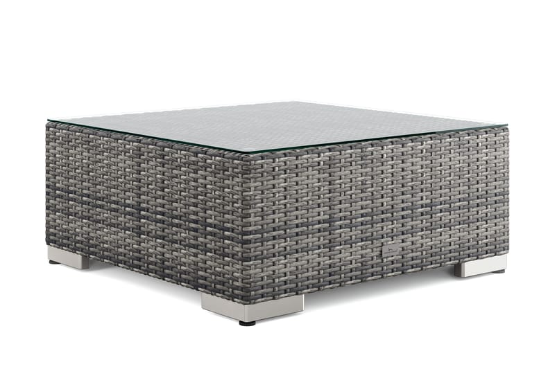 Bahamas Divanmodul - Loungebord utomhus 75x75 cm till soffor - Grå - Utemöbler & utemiljö - Utebord & trädgårdsbord - Loungebord & soffbord utomhus