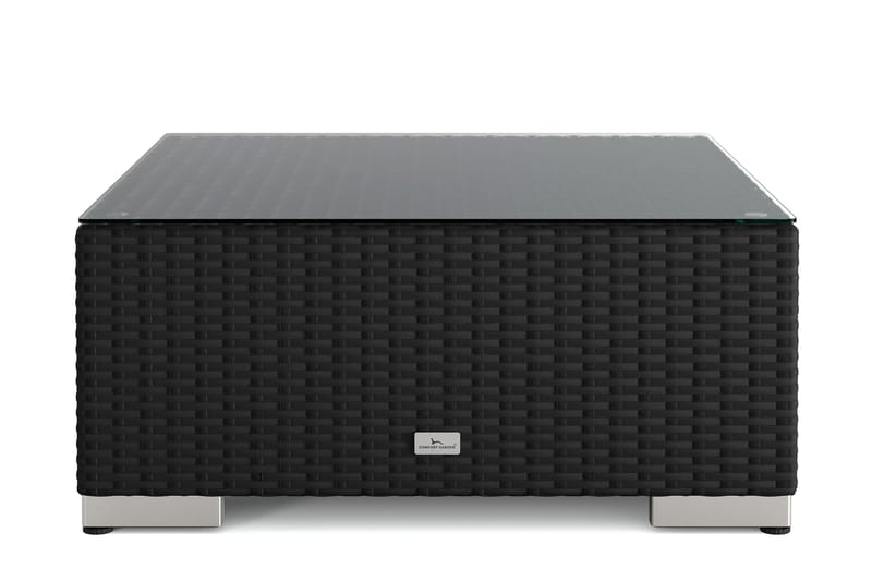 Bahamas Divanmodul - Loungebord utomhus 75x75 cm till soffor - Svart - Utemöbler & utemiljö - Utebord & trädgårdsbord - Loungebord & soffbord utomhus