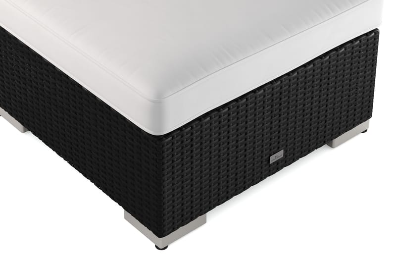 Bahamas Divanmodul - Loungebord utomhus 75x75 cm till soffor - Svart - Utemöbler & utemiljö - Utebord & trädgårdsbord - Loungebord & soffbord utomhus