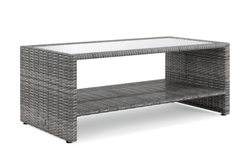 Bahamas Loungbord och Soffbord med hylla Utomhus 113 cm Kons - Utemöbler & utemiljö - Utebord & trädgårdsbord - Loungebord & soffbord utomhus