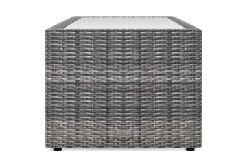 Bahamas Loungbord och Soffbord med hylla Utomhus 113 cm Kons - Utemöbler & utemiljö - Utebord & trädgårdsbord - Loungebord & soffbord utomhus