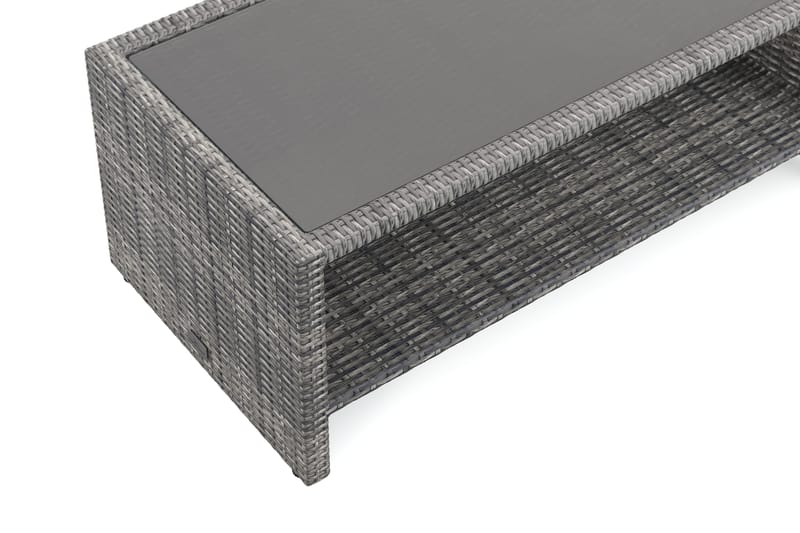 Bahamas Loungbord och Soffbord med hylla Utomhus 113 cm Kons - Utemöbler & utemiljö - Utebord & trädgårdsbord - Loungebord & soffbord utomhus