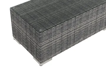 Bahamas Soffbord Utomhus 113x58 cm Konstrotting - Grå - Utemöbler & utemiljö - Utebord & trädgårdsbord - Loungebord & soffbord utomhus