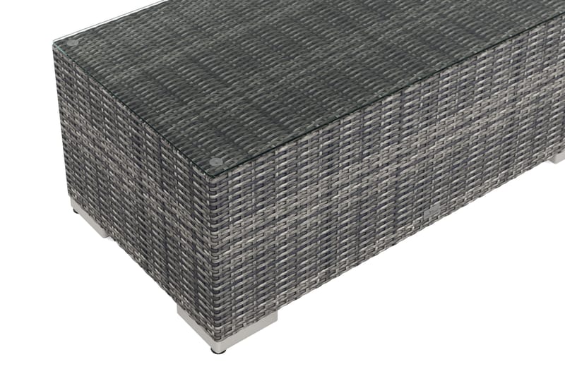 Bahamas Soffbord Utomhus 113x58 cm Konstrotting - Grå - Utemöbler & utemiljö - Utebord & trädgårdsbord - Loungebord & soffbord utomhus