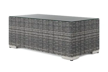 Bahamas Soffbord Utomhus 113x58 cm Konstrotting - Grå - Utemöbler & utemiljö - Utebord & trädgårdsbord - Loungebord & soffbord utomhus