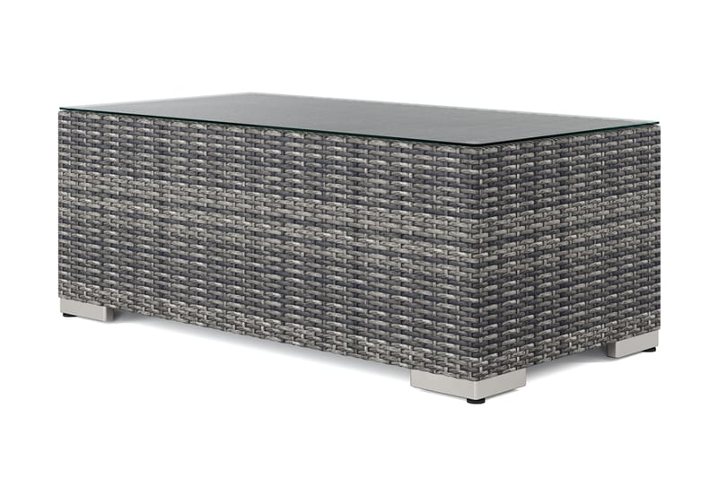 Bahamas Soffbord Utomhus 113x58 cm Konstrotting - Grå - Utemöbler & utemiljö - Utebord & trädgårdsbord - Loungebord & soffbord utomhus