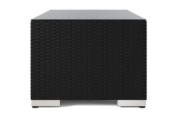 Bahamas Soffbord Utomhus 113x58 cm Konstrotting - Svart - Utemöbler & utemiljö - Utebord & trädgårdsbord - Loungebord & soffbord utomhus
