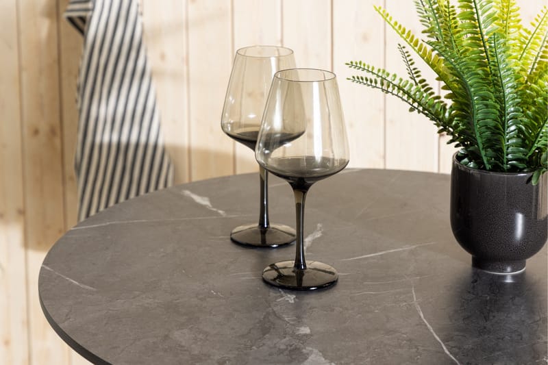 Milano Barbord Utomhus 4-sits Rund - Vit - Utemöbler & utemiljö - Utebord & trädgårdsbord - Barbord utomhus