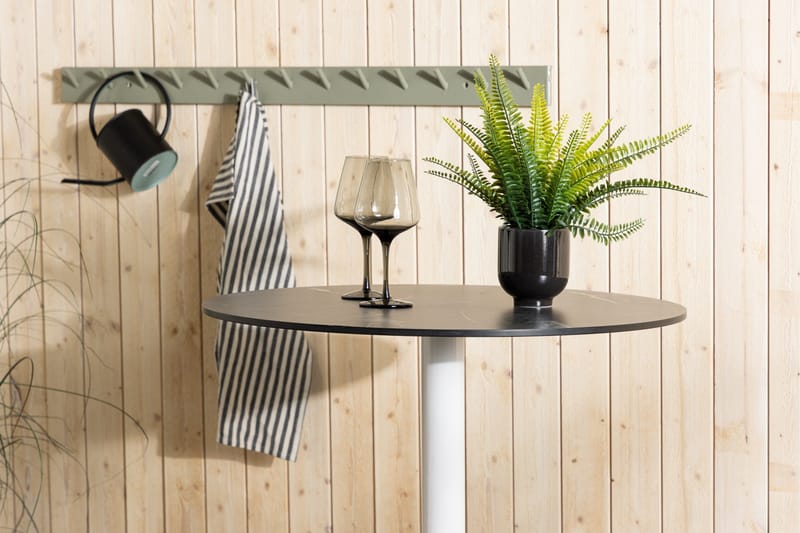 Milano Barbord Utomhus 4-sits Rund - Vit - Utemöbler & utemiljö - Utebord & trädgårdsbord - Barbord utomhus