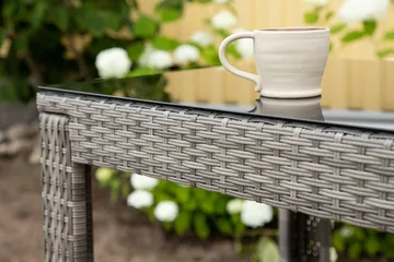 Alo Barbord Utomhus 100 cm - Grå - Utemöbler & utemiljö - Utebord & trädgårdsbord - Barbord utomhus