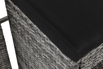 Bahamas Barset med 6 st Barstolar - Grå - Utemöbler & utemiljö - Utebord & trädgårdsbord - Barbord utomhus