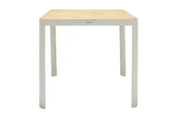 Portals Barbord Utomhus 95 cm - Vit/trä - Utemöbler & utemiljö - Utebord & trädgårdsbord - Barbord utomhus