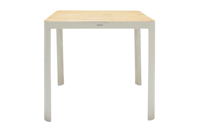 Portals Barbord Utomhus 95 cm - Vit/trä - Utemöbler & utemiljö - Utebord & trädgårdsbord - Barbord utomhus