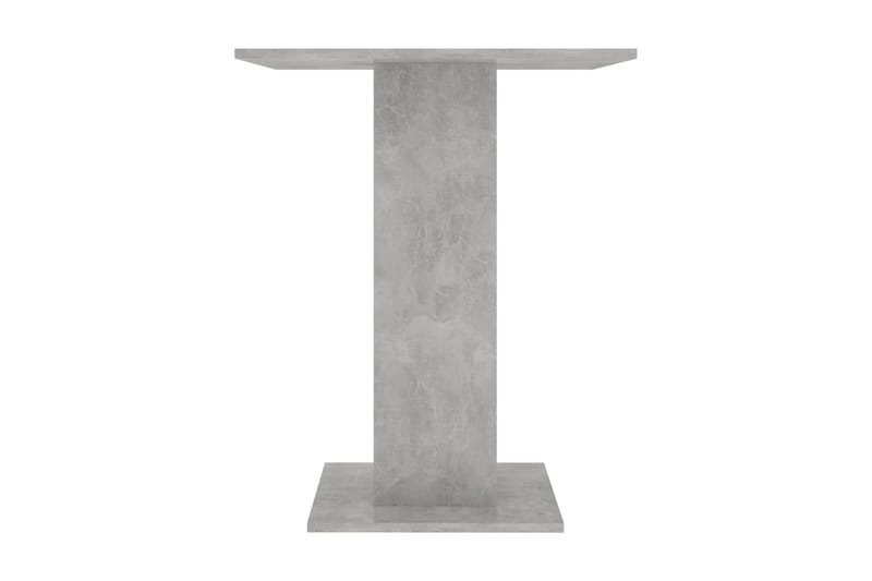 Bistrobord betonggrå 60x60x75 cm spånskiva - Grå - Cafébord