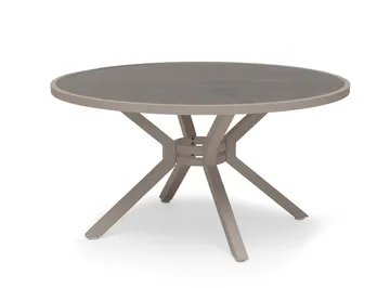 Bord Hillerstorp Hånger Ø140 cm - Grå - Utemöbler & utemiljö - Utebord & trädgårdsbord - Matbord utomhus