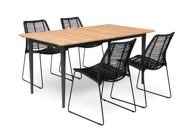 Bord Hillerstorp Lerdala 160 x 90 cm Natur - Brun - Utemöbler & utemiljö - Utebord & trädgårdsbord - Matbord utomhus