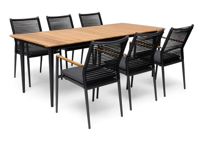 Bord Hillerstorp Lerdala 210 x 90 cm Natur - Brun - Utemöbler & utemiljö - Utebord & trädgårdsbord - Matbord utomhus