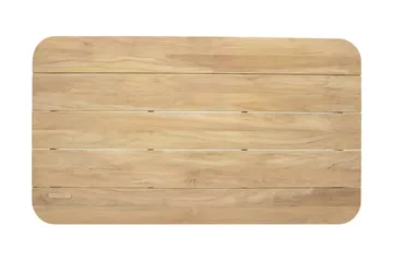 Barbados Utebord Loungebord Soffbord Utomhus 80 cm Teak Trä - Ljusbrun - Utemöbler & utemiljö - Utebord & trädgårdsbord - Cafébord