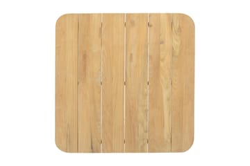 Barbados Utebord Loungebord Utomhus 100 cm Teak Trä - Ljusbrun - Utemöbler & utemiljö - Utebord & trädgårdsbord - Cafébord