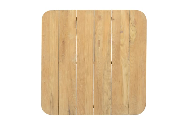 Barbados Utebord Loungebord Utomhus 100 cm Teak Trä - Ljusbrun - Utemöbler & utemiljö - Utebord & trädgårdsbord - Cafébord