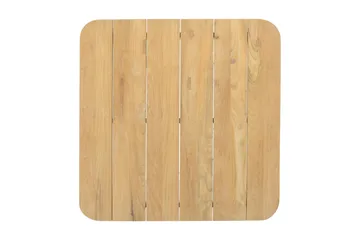 Barbados Utebord Loungebord Utomhus 100 cm Teak Trä - Ljusbrun - Utemöbler & utemiljö - Utebord & trädgårdsbord - Cafébord