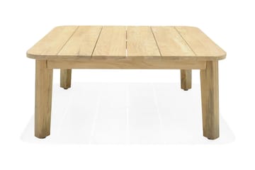 Barbados Utebord Loungebord Utomhus 100 cm Teak Trä - Ljusbrun - Utemöbler & utemiljö - Utebord & trädgårdsbord - Cafébord
