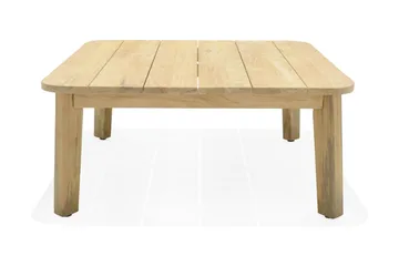 Barbados Utebord Loungebord Utomhus 100 cm Teak Trä - Ljusbrun - Utemöbler & utemiljö - Utebord & trädgårdsbord - Cafébord
