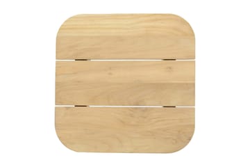 Barbados Utebord Loungebord Utomhus 50 cm Teak Trä - Ljusbrun - Utemöbler & utemiljö - Utebord & trädgårdsbord - Cafébord
