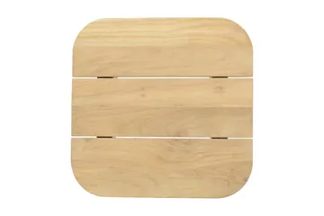 Barbados Utebord Loungebord Utomhus 50 cm Teak Trä - Ljusbrun - Utemöbler & utemiljö - Utebord & trädgårdsbord - Cafébord