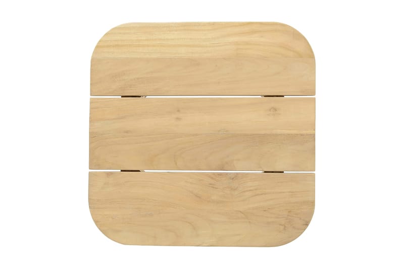 Barbados Utebord Loungebord Utomhus 50 cm Teak Trä - Ljusbrun - Utemöbler & utemiljö - Utebord & trädgårdsbord - Cafébord