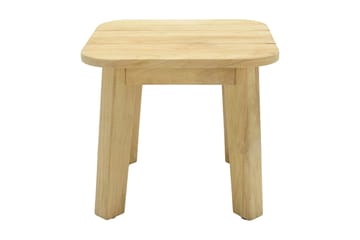 Barbados Utebord Loungebord Utomhus 50 cm Teak Trä - Ljusbrun - Utemöbler & utemiljö - Utebord & trädgårdsbord - Cafébord