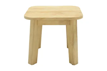 Barbados Utebord Loungebord Utomhus 50 cm Teak Trä - Ljusbrun - Utemöbler & utemiljö - Utebord & trädgårdsbord - Cafébord