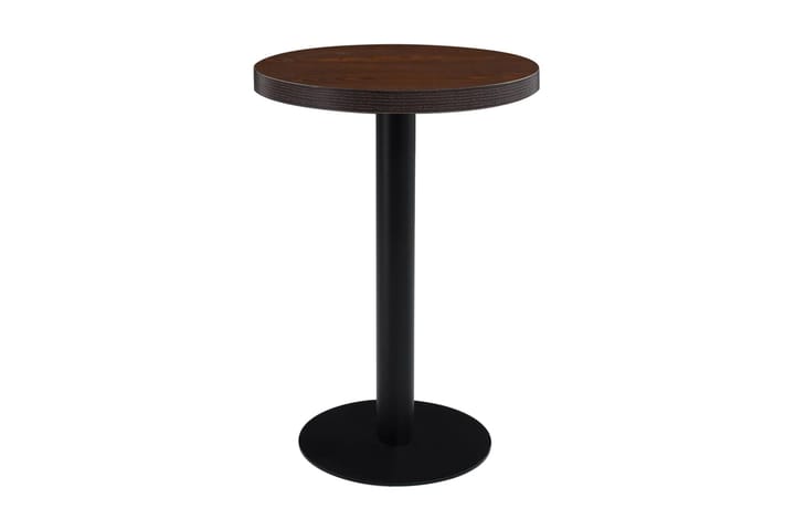 Bistrobord mörkbrun 60 cm MDF - Brun - Cafébord