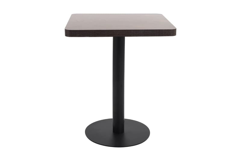 Bistrobord mörkbrun 60X60 cm MDF - Brun - Cafébord