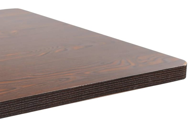 Bistrobord mörkbrun 80X80 cm MDF - Brun - Cafébord