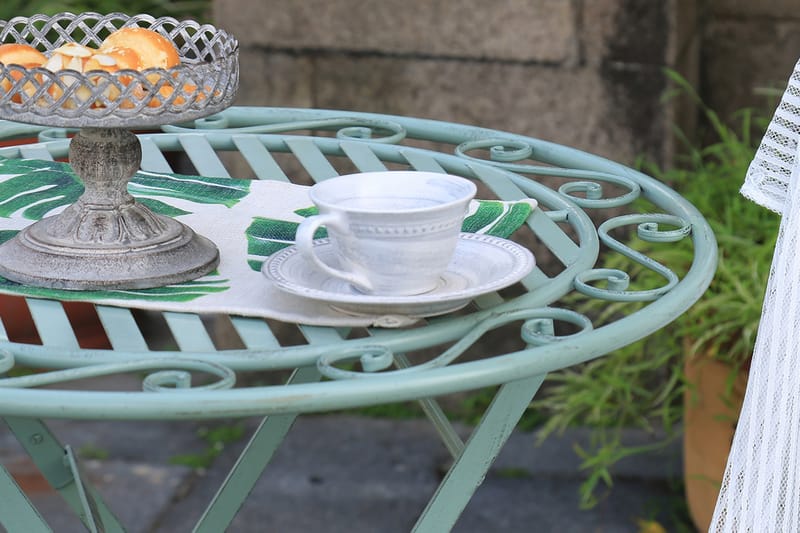 Bord Mint 70 cm - Grön - Utemöbler & utemiljö - Utebord & trädgårdsbord - Cafébord