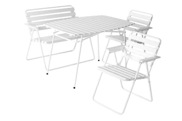 Bord Retro 403 120 cm Vit - Varax - Utemöbler & utemiljö - Utebord & trädgårdsbord - Cafébord