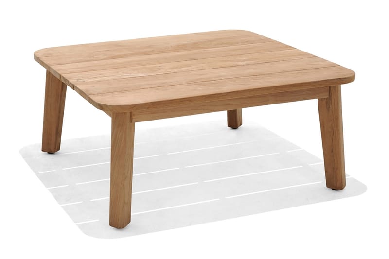 Cafébord Bahamas 100 cm - Trä/Natur - Utemöbler & utemiljö - Utebord & trädgårdsbord - Cafébord
