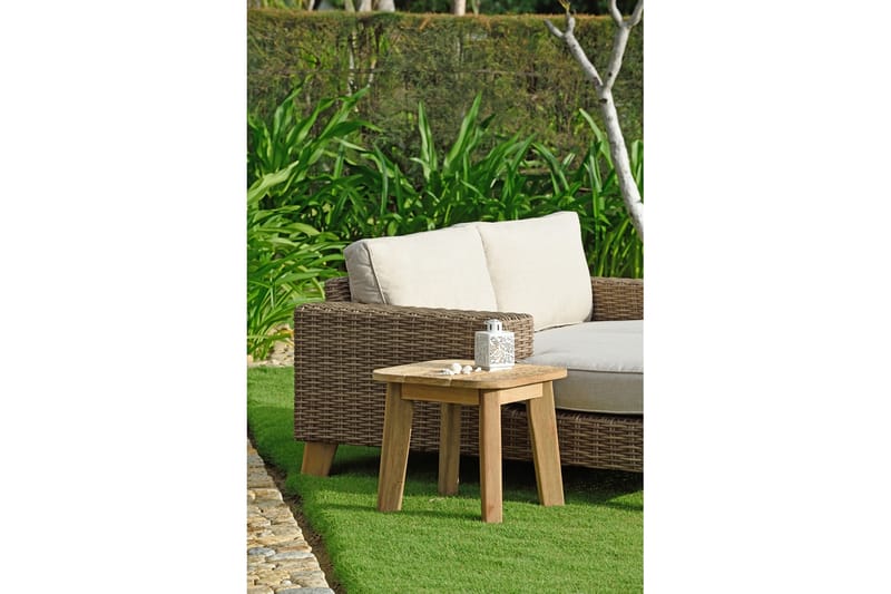 Cafébord Bahamas 50 cm - Trä/Natur - Utemöbler & utemiljö - Utebord & trädgårdsbord - Cafébord