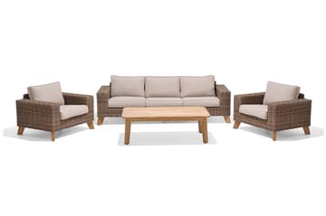 Cafébord Bahamas 80 cm - Trä/Natur - Utemöbler & utemiljö - Utebord & trädgårdsbord - Cafébord