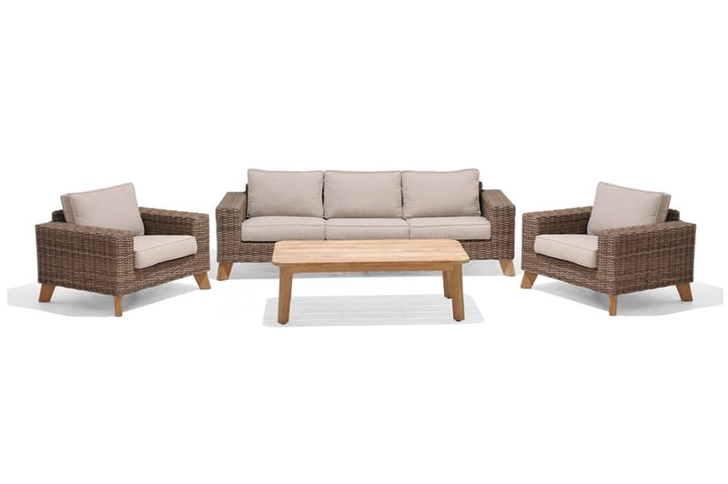 Cafébord Bahamas 80 cm - Trä/Natur - Utemöbler & utemiljö - Utebord & trädgårdsbord - Cafébord