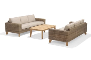 Cafébord Bahamas 80 cm - Trä/Natur - Utemöbler & utemiljö - Utebord & trädgårdsbord - Cafébord