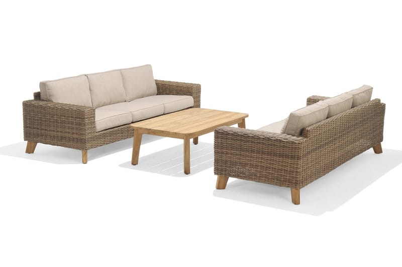 Cafébord Bahamas 80 cm - Trä/Natur - Utemöbler & utemiljö - Utebord & trädgårdsbord - Cafébord