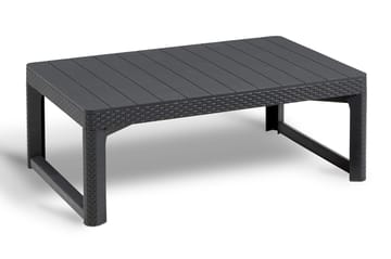 Cafébord Lyon 116 cm Antracit - Keter - Utemöbler & utemiljö - Utebord & trädgårdsbord - Cafébord