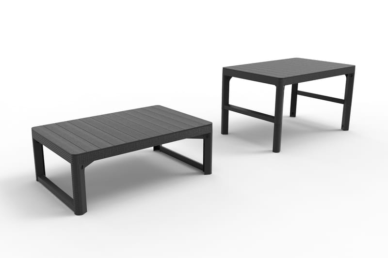 Cafébord Lyon 116 cm Antracit - Keter - Utemöbler & utemiljö - Utebord & trädgårdsbord - Cafébord