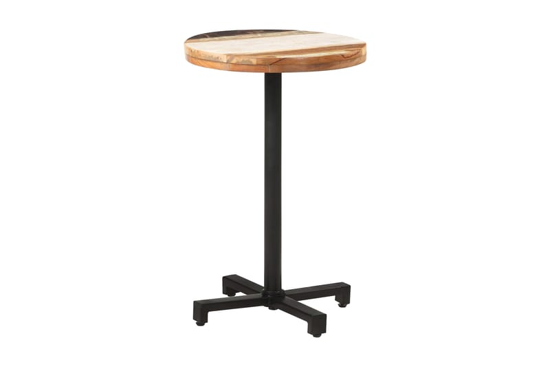 Cafébord runt Ã˜50x75 cm massivt återvunnet trä - Brun - Cafébord