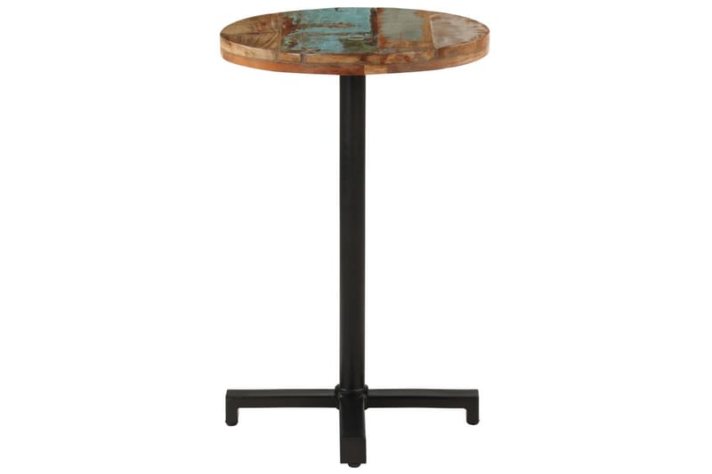 Cafébord runt Ã˜50x75 cm massivt återvunnet trä - Brun - Cafébord