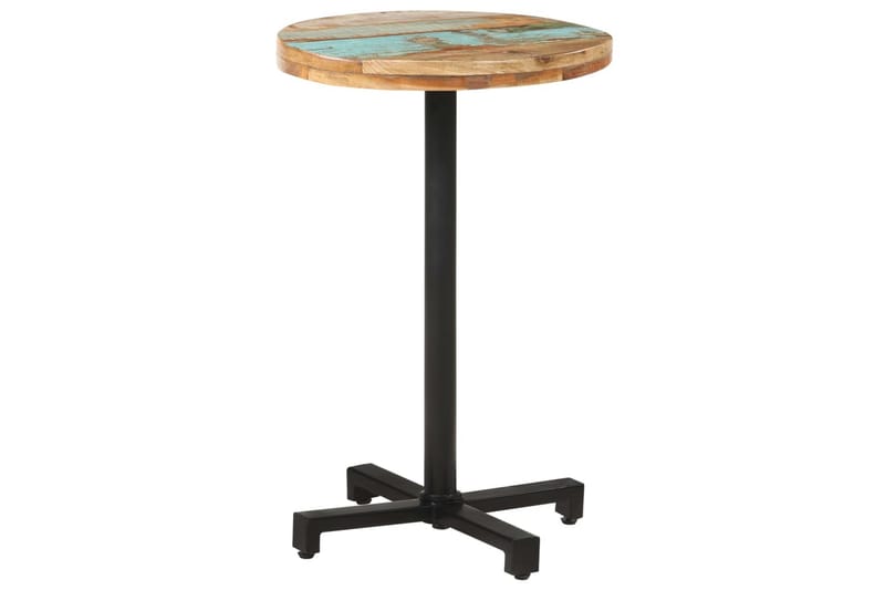 Cafébord runt Ã˜50x75 cm massivt återvunnet trä - Brun - Cafébord