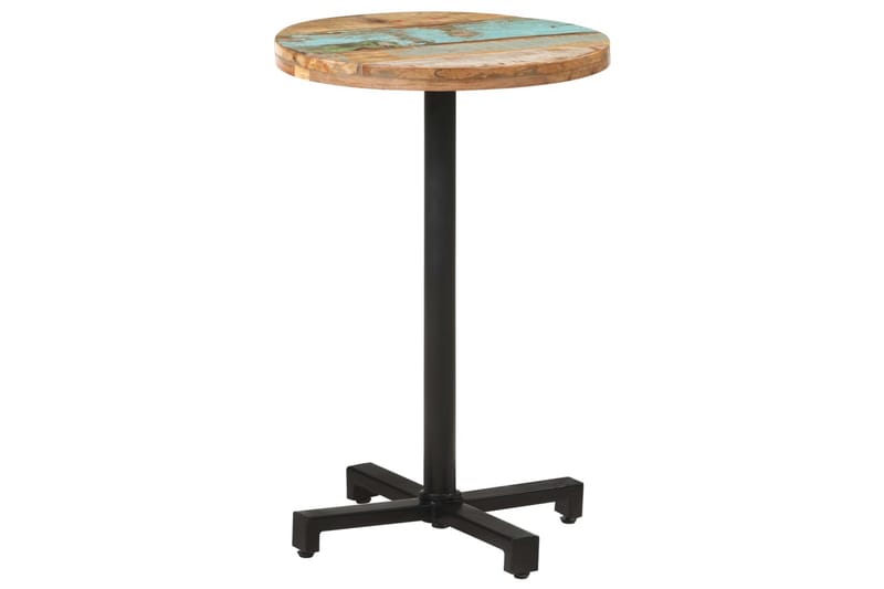 Cafébord runt Ã˜50x75 cm massivt återvunnet trä - Brun - Cafébord